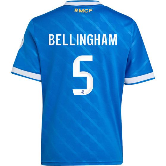 adidas Real Madrid 3rd Shirt Bellingham 5 Kids
