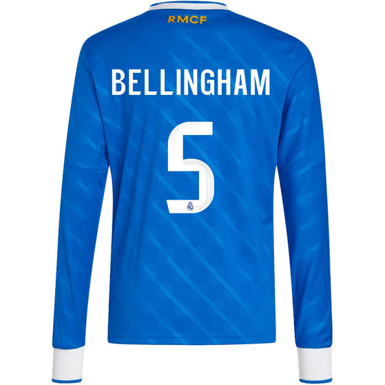 adidas Real Madrid 3rd Shirt Lang Bellingham Kids
