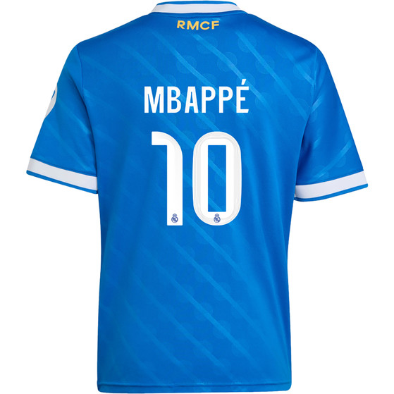adidas Real Madrid 3rd Shirt Mbappé 10 Kids