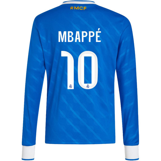 adidas Real Madrid 3rd Shirt Lang Mbappé 10 Kids