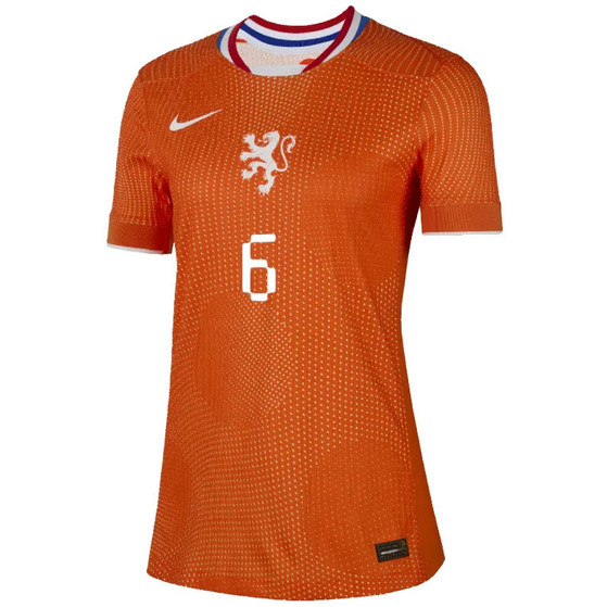 Nike Nederland Match Thuis Shirt Roord 6 Dames