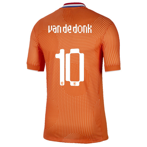 Nike Nederland Thuis Shirt van de Donk 10