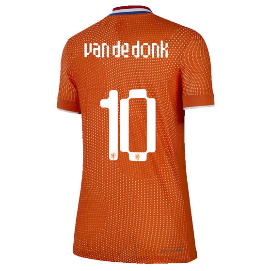 Nike Nederland Match Thuis Shirt van de Donk Dames