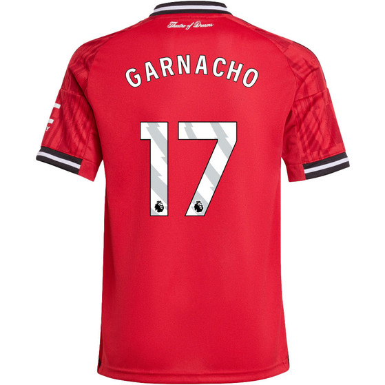 adidas Manchester United Hemmatröja Garnacho Barn