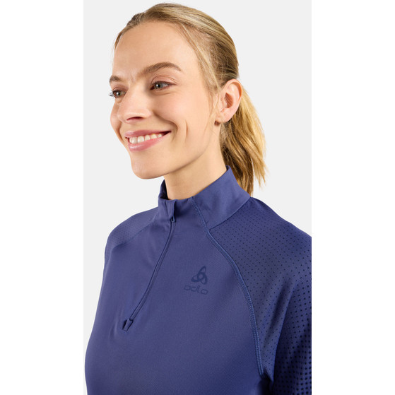 Odlo Zeroweight Warm Half-Zip Midlayer LS Damen