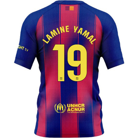 Nike FC Barcelona Thuis Shirt Lamine Yamal 19 Kids