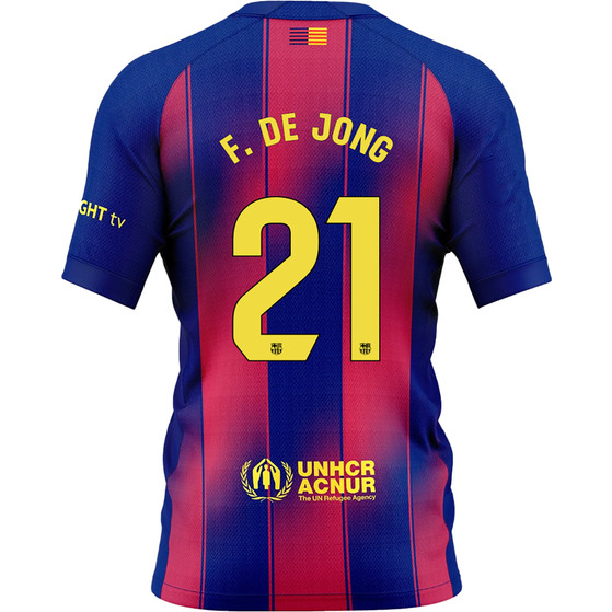 Nike FC Barcelona Thuis Shirt F. de Jong 21 Dames