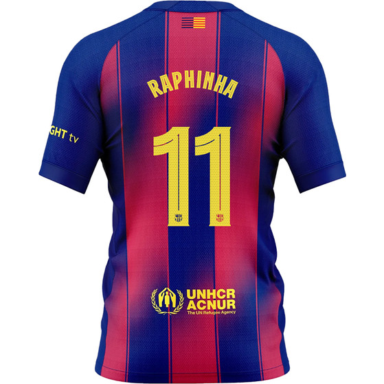 Nike FC Barcelona Thuis Shirt Raphinha 11 Kids