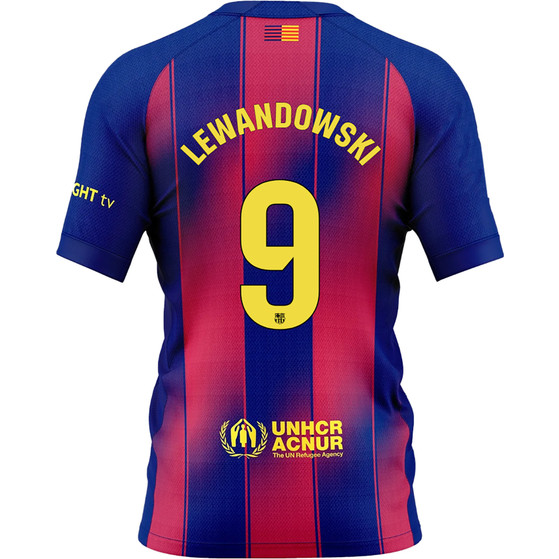 Nike FC Barcelona Thuis Shirt Lewandowski 9 Dames