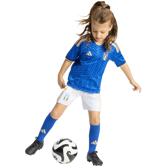 adidas Italy Home Kit Little Kids WC 2026