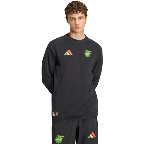 adidas Jamaica Tiro Travel Crew Top World Cup 2026