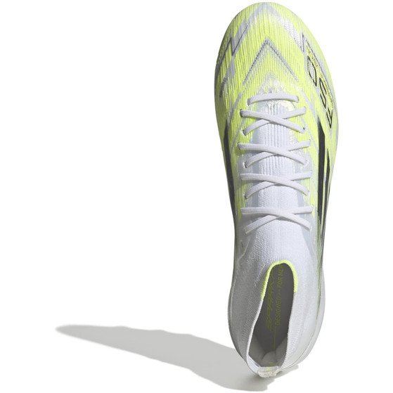 adidas F50 Sparkfusion Elite FG Femme Blanc Jaune Noir