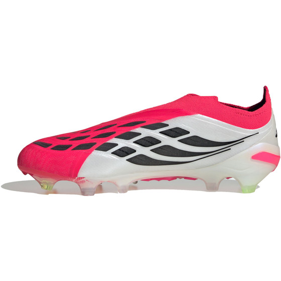 adidas Predator 26 Elite Laceless FG Rouge Blanc Noir