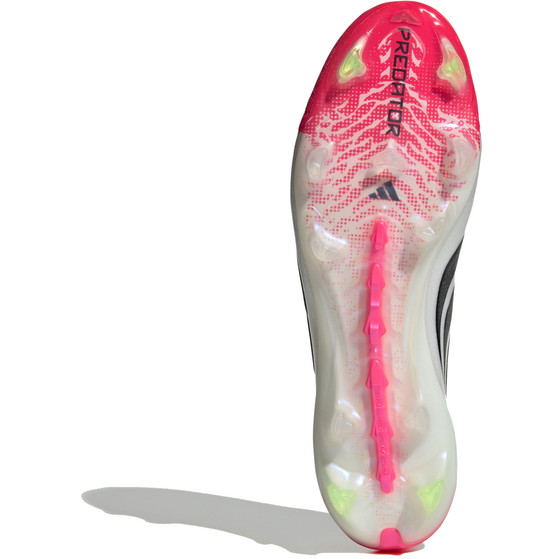 adidas Predator 26 Elite Laceless FG Rouge Blanc Noir