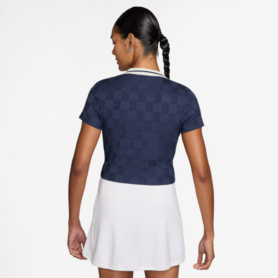 Nike Court Cropped Printed Polo