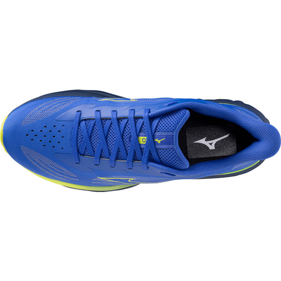 Mizuno Wave Skyrise 7 Homme Bleu Jaune