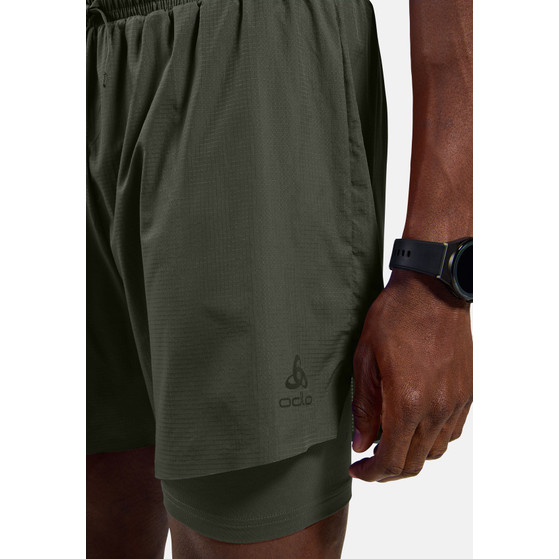 Odlo ZeroWeight 5'' 2in1 Short Heren