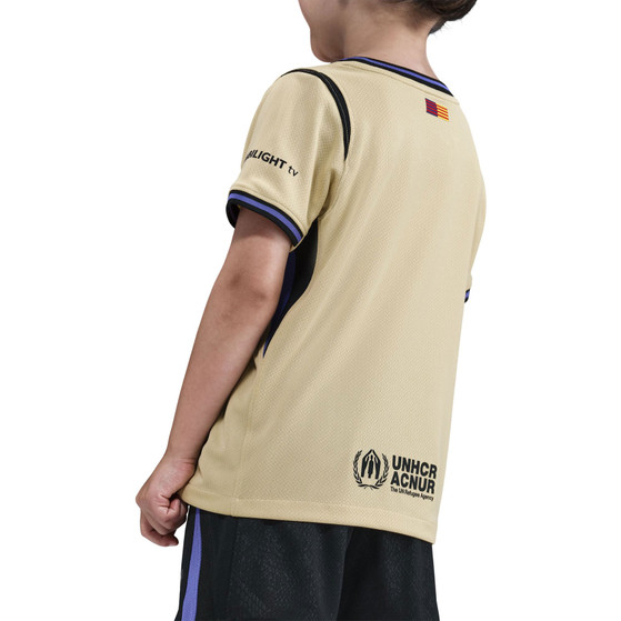 Nike FC Barcelona Away Kit Little Kids 2025/2026