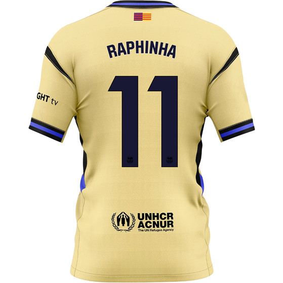 Nike FC Barcelona Uit Shirt Raphinha 11 Kids