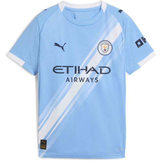 Puma Manchester City Thuis Shirt Marmoush 7 Kids