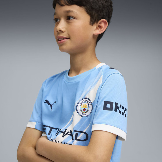Puma Manchester City Thuis Shirt Marmoush 7 Kids