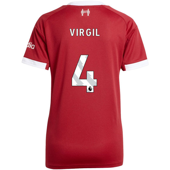 adidas Liverpool Thuis Shirt Virgil 4 Dames