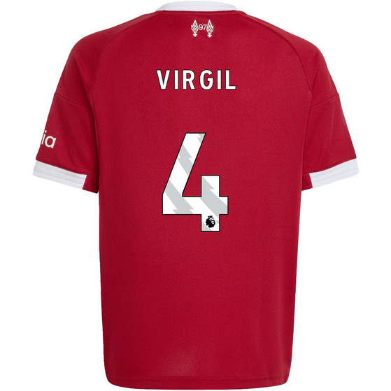 adidas Liverpool Thuis Shirt Virgil 4 Kids