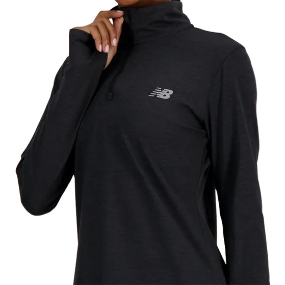 New Balance Manches Longues 1/4 Zip Essentiels