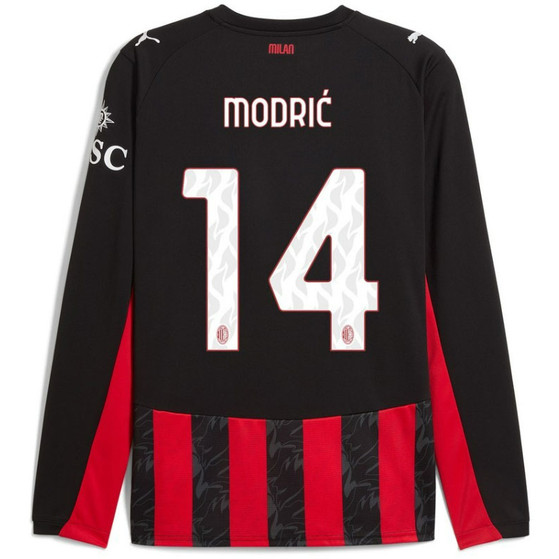 Puma AC Milan Thuis Shirt Longsleeve Modrić 14