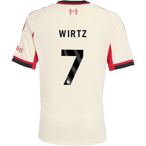 adidas Liverpool Away Kit Wirtz 7 Kids