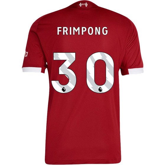 adidas Liverpool Authentic Home Kit Frimpong 30