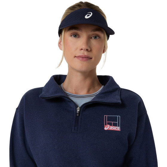 Asics Court Core Graphic Half Zip Sweater