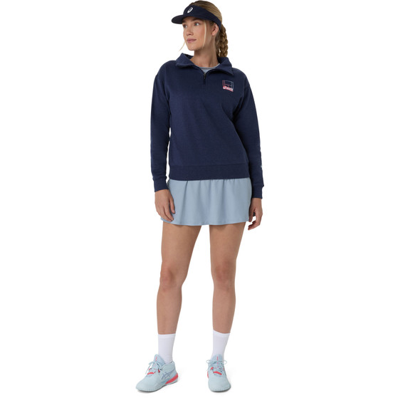 Asics Court Core Graphic Half Zip Sweater