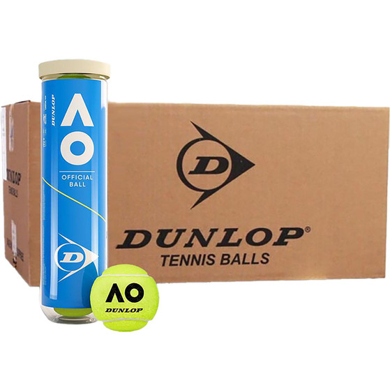Dunlop Australian Open Logo Ball 18x4 pcs (6Dozen)