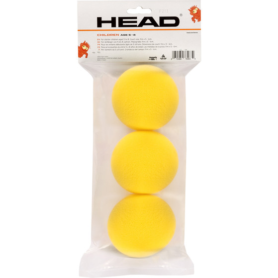 HEAD Tip Stage 3 Rood Foam Bal 3 St.