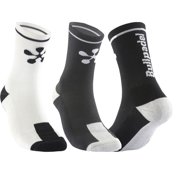 Bullpadel Premier Padel BPPMR2603 3-Pack Crew Sokk