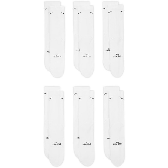 Nike Everyday Elevated 6-Pack Crew Sokken