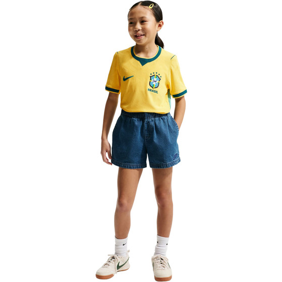Nike Brazilië Match Thuis Shirt Kids WK 2026