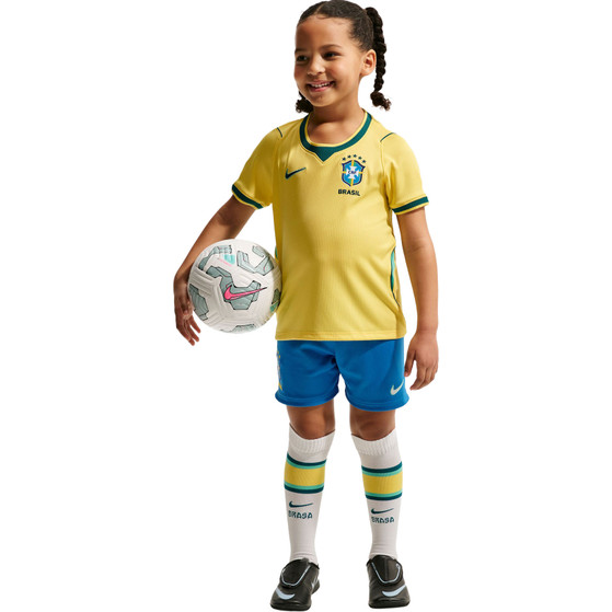 Nike Brazilië Thuis Tenue Little Kids WK 2026
