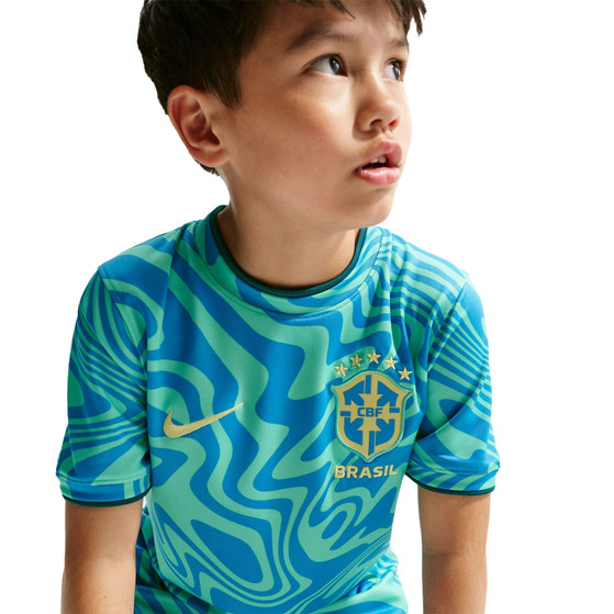 Nike Brazilië Pre-Match Top Kids WK 2026