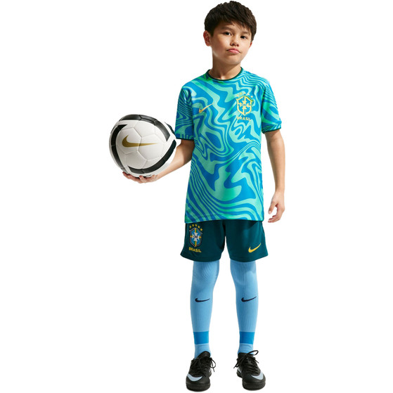 Nike Brazilië Pre-Match Top Kids WK 2026