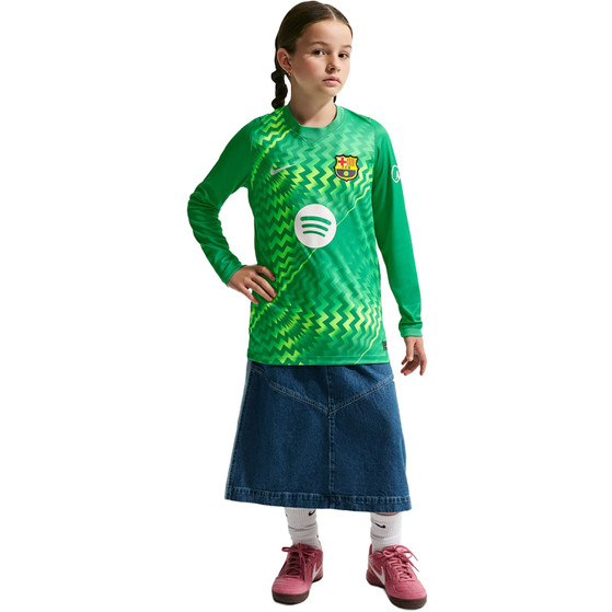 Nike FC Barcelona Heim Torwarttrikot Kinder