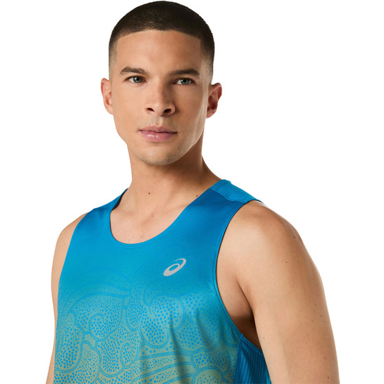 ASICS Road Fade Singlet Heren