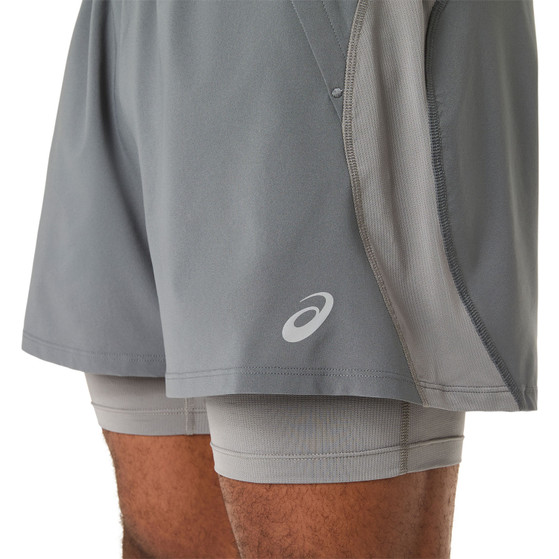 ASICS Road 2in1  5'' Short Heren