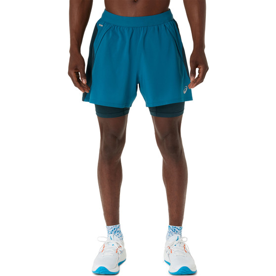 ASICS Road 2in1  5'' Short Heren