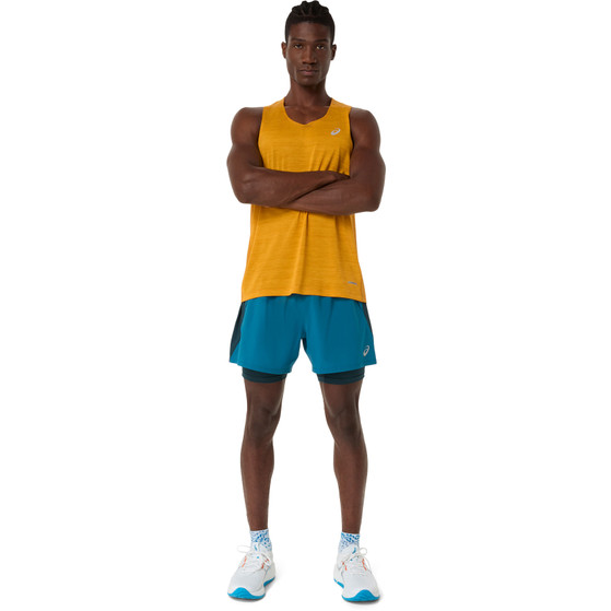 ASICS Road 2in1  5'' Short Heren