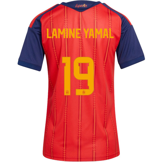 adidas Spanje Thuis Shirt Lamine Yamal 19 Dames