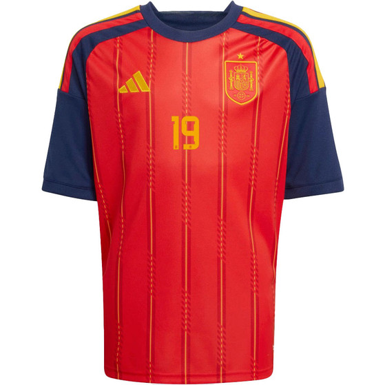 adidas Spanje Thuis Shirt Lamine Yamal 19 Kids