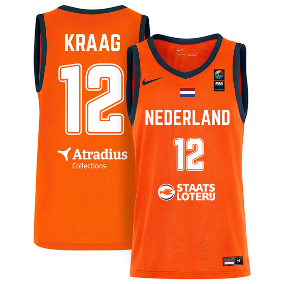 Nike Orange Lions Game Jersey Heren Kraag