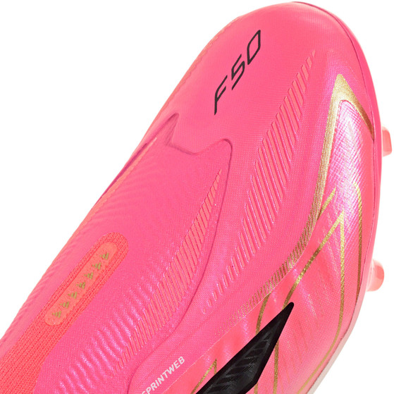 adidas F50 Hyperfast Elite Laceless FG Kids